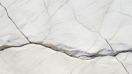 Wall Mural - white stone texture natural surface with cracks background