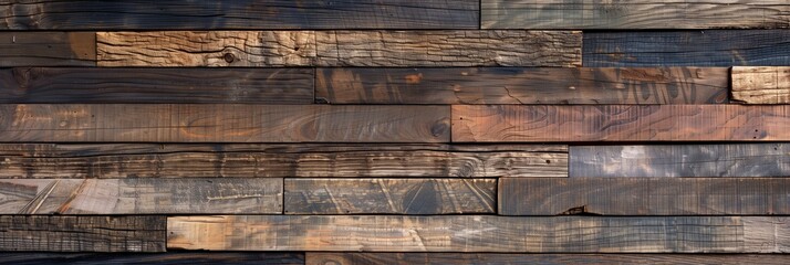 Wall Mural - Vintage Barn Wood Paneling Texture