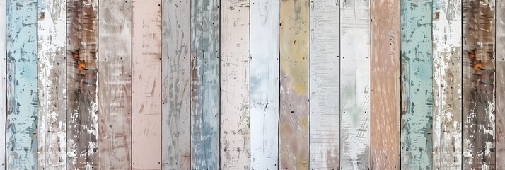 Wall Mural - Rustic Weathered Wood Wall Texture Background