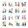 © Prosymbols - Collection of Multicultural People Flat Illustrations