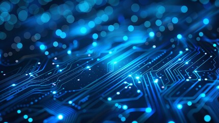 Aufkleber - An electronic global intelligence network with glowing fiber optics links