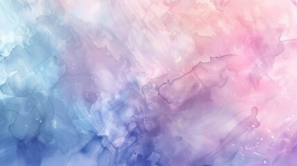Aufkleber - An abstract watercolor background with soft, blended hues in pastel colors, creating a calm and artistic feel