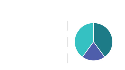 Wall Mural - pie chart infographic presentation layout fully editable.