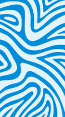 abstract background with blue waves seamless pattern