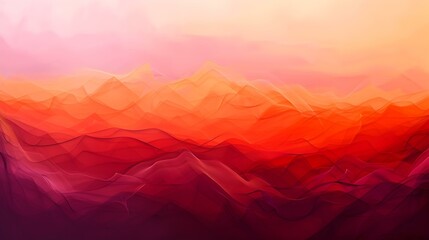 Sticker - Gradient from Azure to orange abstract shades digital colors