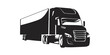 © Tidus - Truck vector for logo template on white and black background