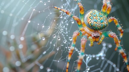 Gemweaver: A spider that weaves webs with intricate, gem-like patterns