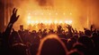 © Julia Jones - Concert Crowd Enjoying Live Music Performance At Night