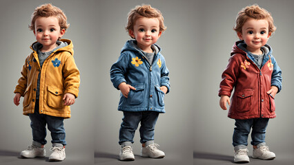 Wall Mural - Autumn Child Fashion Series