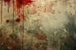 © Valentin - Wall covered in blood close-up