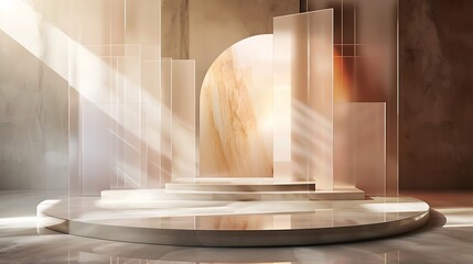 background, pedestal, abstract, empty, minimal, platform, product, stage, cylinder, modern, studio, render, geometric, scene, showcase, space, design, podium, display, exhibition, illustration, templa