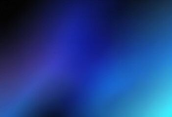 Leinwandbilder - Blue and black gradient background