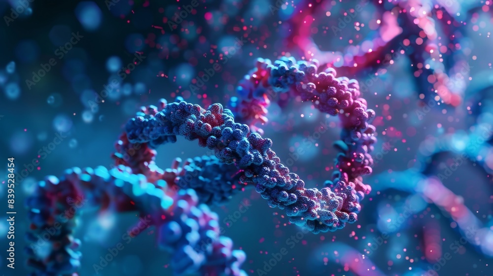 An illustration of a gene with exons and introns highlighting the ...