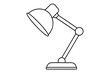 © Shiju Graphics - lamp line art silhouette vector illustration