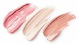 © PLATİNUM - Swatch Samples of Pink, Peach, and Beige Lip Gloss