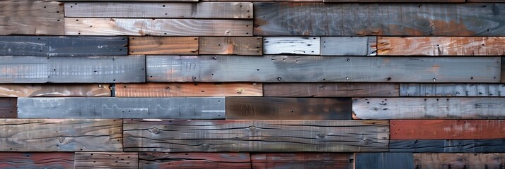 Wall Mural - Rustic Reclaimed Wood Wall Background