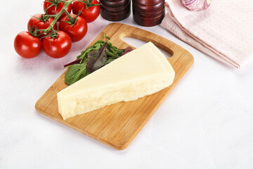 Wall Mural - Piece Italian hard parmesan cheese