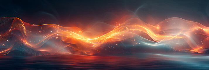 Wall Mural - abstract depiction of remote access with motion blur highlighting the dynamic and continuous data access Long Exposure Photography and InBody Image Stabilization create a fluid energetic scene
