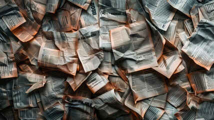 abstract newspaper information wallpaper background header, communication concept