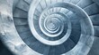 © MarkFinal - Abstract 3D spiral staircase effect with a central area reserved for copy