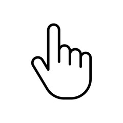 Wall Mural - Hand cursor icon