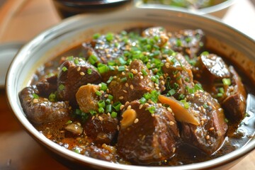 Sticker - Yuba brisket casserole a Chinese dish