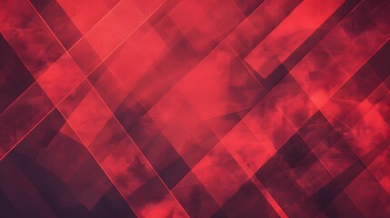 Canvas Print - red abstract background with angular shapes and gradient effects, creating a dynamic and modern visu
