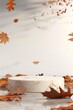 © Premium_art - Autumn Stone Podium: Minimalist Beauty Promotion Template
