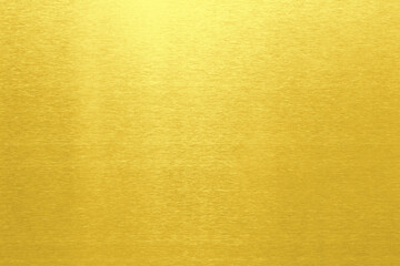 Wall Mural - Beautiful golden foil as background, top view