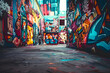 © Erick - Colorful and expressive urban Graffiti Art murals that reflect the essence of contemporary street art, representing diversity and authenticity.