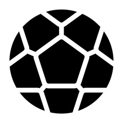 Wall Mural - soccer ball icon 