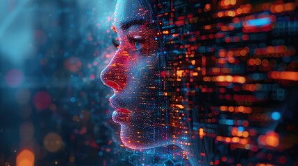 Wall Mural - ai-driven innovation in digital content creation.