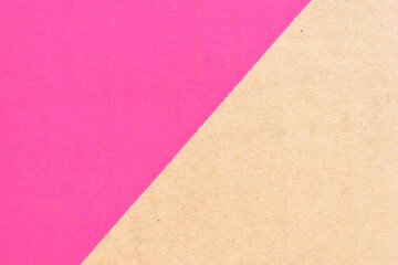 Wall Mural - pink cardboard box texture background, recycle material