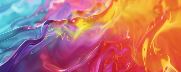 Canvas Print - art abstract flow form fluid
3d