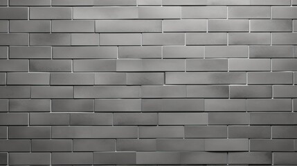 Canvas Print - wall brick grey