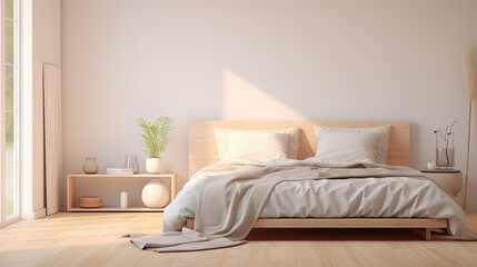 Canvas Print - soft blurred room interior design