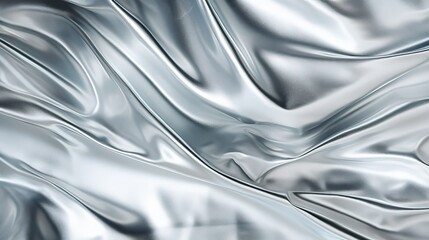 Canvas Print - shadows silver foil texture background