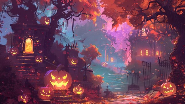 Halloween themed wallpaper