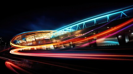 Canvas Print - leds stadium lighting