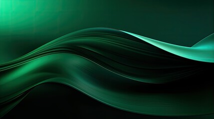 Poster - mesmerizing dark green abstract background