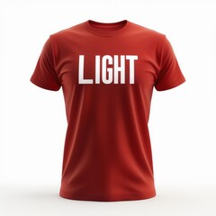 Wall Mural - 3d render of a red Men's T-shirt