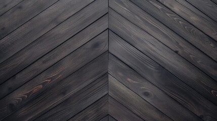 Canvas Print - planks dark grey wood texture