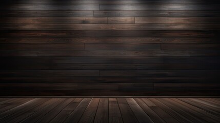 Wall Mural - minimalist dark wooden texture