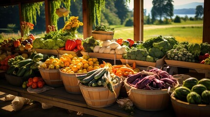 Wall Mural - fruits organic crop farm