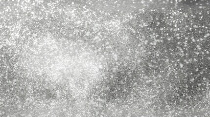 Poster - finish silver sparkle background