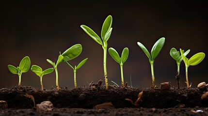 Canvas Print - leaves plant sprout