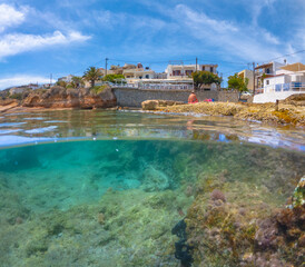 Wall Mural - Small traditional fishing village of Mochlos, Crete, Greece.