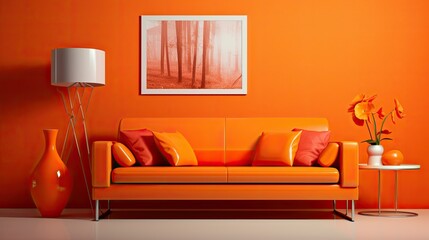 Canvas Print - photograph blurred interior design bright