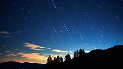 Canvas Print - shower sky of stars