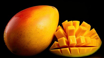 Poster - juicy top mango fruit